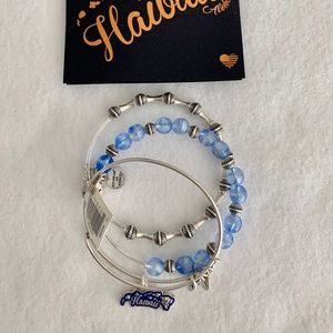 NWT Alex and Ani Hawaii Exclusive Islands Map Set of 3 Bracelets